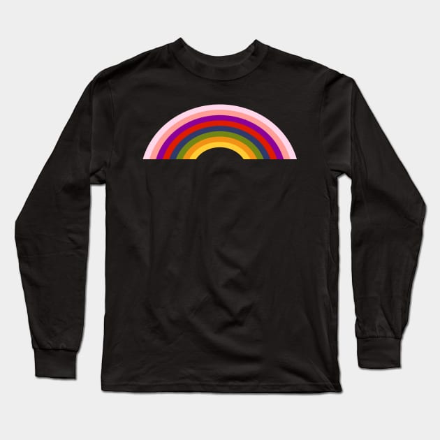 Unconventional Rainbow Long Sleeve T-Shirt by ellenhenryart